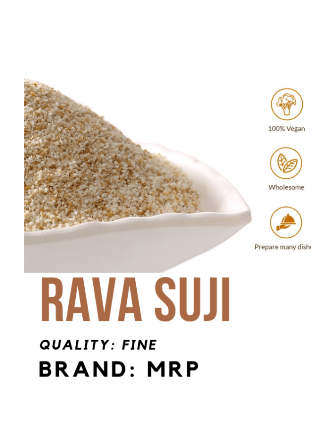 RAVA SUJI (SEMOLINA)(2nd image) -MRP-Agro